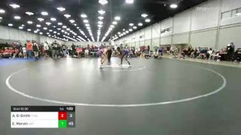 96 lbs Rr Rnd 6 - Adrean Garrett-Smith, Team Tulsa NDT vs Evan Marvin, Untouchables 12U