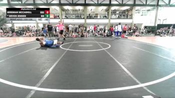 131-134 lbs Cons. Round 1 - Devon Jensen, None vs Jeremiah McCaskill, Cahokia