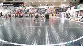 102 lbs Rr Rnd 1 - Abrianne Halapy, Tulsa Blue T Panthers vs Gracie Schneider, Brushy Wrestling Club