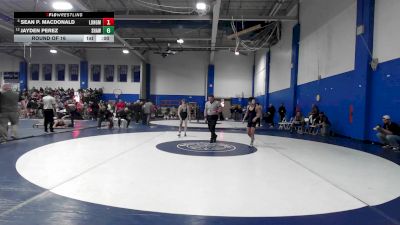 106 lbs Round Of 16 - Sean P. MacDonald, Longmeadow vs Jayden Perez, Shawsheen