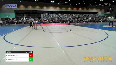 135 lbs Round Of 64 - Brynn Madden, USA Gold vs Kyndeyl Krantz, La Grande Girls