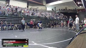 55 lbs Round 3 (6 Team) - Zane Safford, Team Texas Blue vs Vincent Vonasek, Nebraska Maize