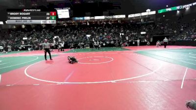 65 lbs Quarterfinal - Dominic Frelin, JRP1 vs Brody Bogart, JOA2
