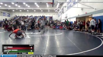 109-116 lbs Round 2 - Avy Perez, Open vs Cristina Osorio, ELAC Club