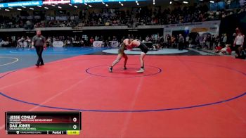 160 lbs Champ. Round 1 - DAX JONES, Chugiak High School vs Jesse Conley, Student Wrestling Development Program