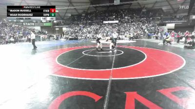 Boys 2A 132 lbs Cons. Semi - Noah Rodriguez, Toppenish vs Mason Russell, Othello