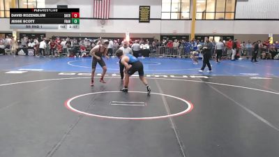 165Green lbs Rr Rnd 1 - David Rozenblum, Sacred Heart vs Jesse Scott, Franklin & Marshall