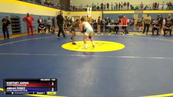 110 lbs Round 4 - Kortney Akpan, Maize Wrestling Club vs Abram Perez, Salina Wrestling Club