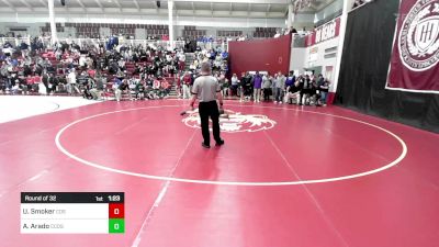 126 lbs Round Of 32 - Uriyah Smoker, Calvary Day School vs Anthony Arado, Charlotte Country Day School