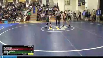 115 lbs Quarterfinal - Ava Koch, John Carroll Catholic HS vs Troy Watson, Wetumpka