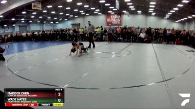 56 lbs Champ. Round 1 - Maddox Chen, Scanlan Wrestling Academy vs Wade Hayes, Front Royal Wrestling Club