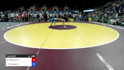 126 lbs Cons 32 #2 - Mack Moscovic, MI vs Drew Hansen, MI