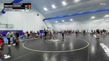 106 lbs Round 7 (10 Team) - Sebastian Cantarero, Vougars Honors vs Gino Bozzi, Bethlehem Catholic