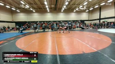 215A Round 1 - Christopher Wells, Natrona County vs Alexander Perez Hernandez, Jackson Hole