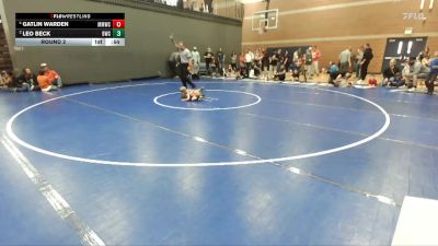 37 lbs Round 2 - Leo Beck, Bulldog Wrestling Club vs Gatlin Warden, Mountain Man Wrestling Club
