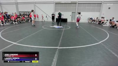 106 lbs Placement Matches (8 Team) - Jose Cordero, Tennessee vs Landen Modica, Louisiana Red