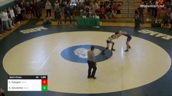 126 lbs Semifinal - Connor Keegan, Sandwich vs Antonios Sevastos, Mansfield