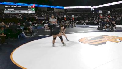 115 lbs Consi Of 16 #1 - Bailey Rademaker, Cosumnes Oaks (SJ) vs Ellie Myer, Victor Valley (SS)