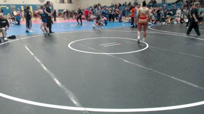 125 lbs Champ. Round 3 - Kiera Deleon, Fighting Squirrels Wrestling Club vs Aubree Graves, Apex Wrestling