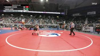 3A-150 lbs Champ. Round 1 - Branden Strong, Rawlins vs Reese Lowe, Powell