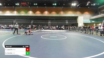 113 lbs Consi Of 16 #1 - Teagan Leavitt, Spanish Fork vs Kameron Hunter, Choctaw