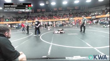 75 lbs Rr Rnd 2 - Marley Kennedy, Shelton Wrestling Academy vs Alicen Quillin, Chickasha Wrestling