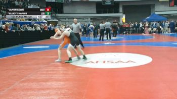 5A 106 lbs 1st Place Match - Elliott Harris, Leeds vs Jaxon Lewis, Montevallo
