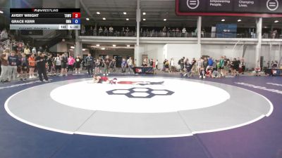 67 lbs Champ. Round 1 - Avery Wright, The Academy Wrestling Club vs Grace Kerr, Roundtree Wrestling Academy