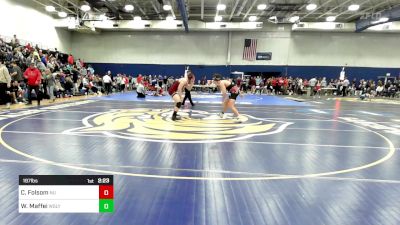 197 lbs Consi Of 16 #2 - Chris Folsom, Norwich vs William Maffei, Wesleyan