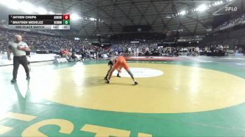 Boys 3A 126 lbs 3rd Place Match - Jayden Chupa, Auburn Mountainview vs Brayden Medelez, Hermiston