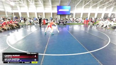 132 lbs Semis & 1st Wrestleback (8 Team) - Camden Murray, Virginia vs Bryson Burton, Oklahoma Outlaws Red