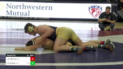 285 lbs Round Of 16 - Santino Morina, Drexel vs Grady Griess, Navy