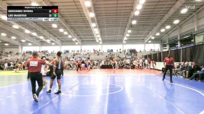 132 lbs Semifinal - Geronimo Rivera, UT vs Leo Maestas, CA
