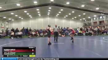 160 lbs Round 2 (6 Team) - Rylan Stout, Montana White vs Kaden Wiele, Iowa Red