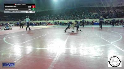 160 lbs Consi Of 32 #2 - David Moody, Ardmore Junior High vs Lucius Fragua, Anadarko