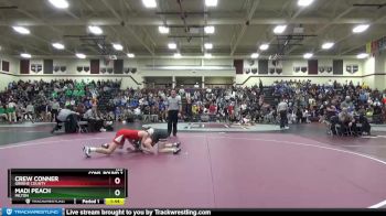 120 lbs Cons. Round 2 - Madi Peach, Milton vs Crew Conner, Greene County