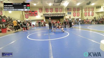 49 lbs Consi Of 4 - Alex Korte, Wagoner Takedown Club vs Roman HIcks, Raw Wrestling Club