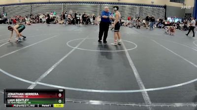 120 lbs Round 3 (8 Team) - Jonathan Herrera, FCA Hurricanes vs Liam Bentley, VA Team Predator