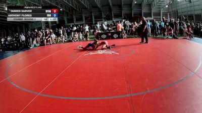 115 lbs Champ. Round 1 - Tarren Sarver, Wyoming vs Anthony Flores, Idaho