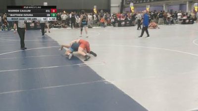 190 lbs Quarters - Warren Caulum, RT Elite vs Matthew Dziura, Izzy Style Wrestling
