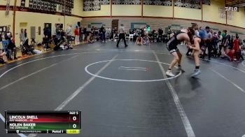 160 lbs Round 1 (10 Team) - Lincoln Snell, Mat Warriors vs Nolen Baker, The Compound