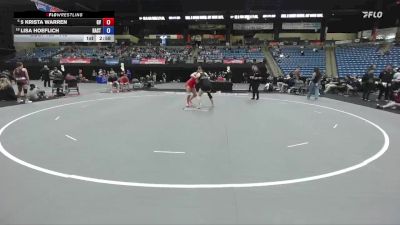 145 lbs Champ. Round 2 - 5 Krista Warren, Grand View vs Lisa Hoeflich, Hastings