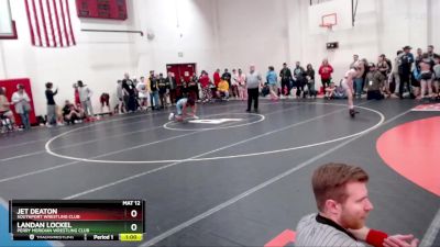 97 lbs Cons. Round 1 - Jet Deaton, Southport Wrestling Club vs Landan Lockel, Perry Meridian Wrestling Club
