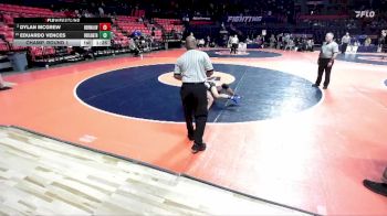 2A 113 lbs Champ. Round 1 - Eduardo Vences, Burlington (Central) vs Dylan McGrew, Normal (Community West)
