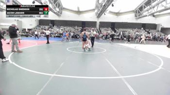 128-H lbs Consi Of 32 #1 - Nicholas Sneddon, Spazz Wrestling vs Jacob Lamaide, North Hills