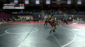 157 lbs Quarterfinal - Jimmy Harrington, Harvard vs Darius Marines, Michigan State
