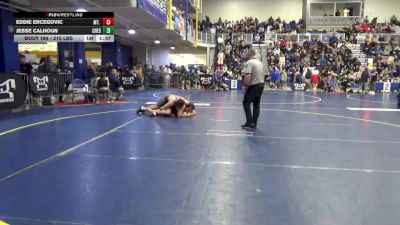 215 lbs R-64 - Eddie Ercegovic, Mt. Lebanon vs Jesse Calhoun, Chestnut Ridge