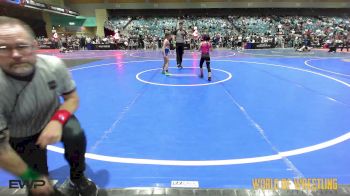 60 lbs Quarterfinal - Isabella Nelson, Twin City Wrestling Club vs Macie Ensley, Middleton Wrestling Club