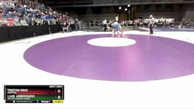 5A-165 lbs Cons. Round 3 - Luke Arredondo, Wichita-Bishop Carrol vs Tristan Ring, Andover