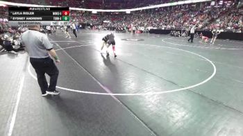 Girls 145 lbs Quarterfinal - Layla Risler, Mondovi/Eleva-Strum-Girls vs Sydney Andrews, Turner-Girls